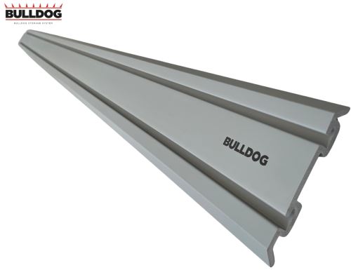 Dvoudrážkový nosný panel Bulldog Singleslat - 244x14,3 cm šedý