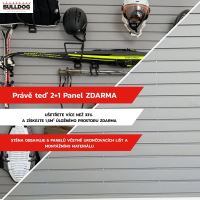 Závěsný systém Bulldog - Výhodný set 6 panelů  -  uložte na skoro 5m2 vše a mějte uklizeno jednou pro vždy (1)