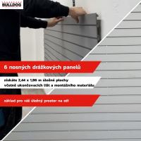 Závěsný systém Bulldog - Výhodný set 6 panelů  -  uložte na skoro 5m2 vše a mějte uklizeno jednou pro vždy (1)