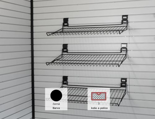 Závěsné police na boty Bulldog Shoeshelf – Sada 3 kusů pro efektivní uskladnění obuvi