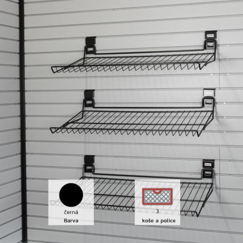 Závěsné police na boty Bulldog Shoeshelf – Sada 3 kusů pro efektivní uskladnění obuvi